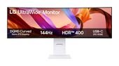 LG Quad HD Monitor 124,5 cm (49 Zoll) 32:9 5 ms 400 cd/m²  49U950A-W (Schwarz, Weiß) f&uuml;r 1.118,00 Euro