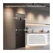 LG 262 l / 113 l Kühl-Gefrierkombi freistehend 175 kWh Jahr  GBBS525CEV (Schwarz) f&uuml;r 677,00 Euro