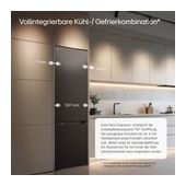 LG 262 l / 113 l Kühl-Gefrierkombi freistehend NoFrost 139 kWh Jahr  GBBS726BEV (Schwarz) f&uuml;r 798,00 Euro