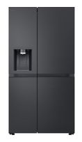 LG Side-by-Side Kühl-/ Gefrierkombination 407 l / 221 l 224 kWh NoFrost 1790 mm x 913 mm  GSLE91EVAC (Schwarz) f&uuml;r 1.589,00 Euro