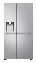 LG Side-by-Side Kühl-/ Gefrierkombination 404 l / 219 l 175 kWh NoFrost 1790 mm x 913 mm  GSLE91MBAB (Edelstahl) f&uuml;r 1.695,00 Euro