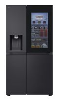 LG Side-by-Side Kühl-/ Gefrierkombination 407 l / 221 l 276 kWh NoFrost 1790 mm x 913 mm  GSXE91EVAD (Schwarz) f&uuml;r 1.673,00 Euro