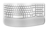 Logitech Büro Tastatur RF Wireless + Bluetooth 2.4 GHz  Wave Keys (Weiß) f&uuml;r 69,96 Euro