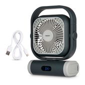 Medion Ventilator Zimmerdecke, Flur, Tisch 48 dB  E10TF MD12065 (Grau, Weiß) f&uuml;r 39,95 Euro