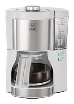 Melitta 15 Tassen Filterkaffeemaschine  1025-05 (Silber, Weiß) f&uuml;r 94,96 Euro