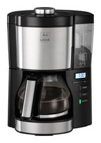 Melitta 15 Tassen Filterkaffeemaschine  1025-08 Look V Timer (Schwarz, Silber) f&uuml;r 110,96 Euro