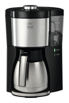 Melitta 10 Tassen Thermo Filterkaffeemaschine 1,2 l  1025-16 Look V Therm Perfection (Schwarz, Silber) f&uuml;r 101,96 Euro