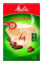 Melitta  Filtertüten 1x4 naturbraun 80 Stück (Braun) f&uuml;r 3,39 Euro