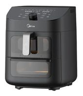MIDEA Doppel Heißluftfritteuse 11 l 1700 W  MAD1100DADK (Schwarz) f&uuml;r 139,96 Euro