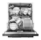 MIDEA 60 cm Geschirrspüler vollintegriert (ohne Front) Sehr leise 14 Maßgedecke aquaStop Funktion MDWEB1403MB-RB f&uuml;r 499,00 Euro