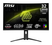 MSI 4K Ultra HD Monitor 80 cm (31.5 Zoll) 16:9 0,5 ms 350 cd/m²  MAG 321CUPDF (Schwarz) f&uuml;r 499,00 Euro