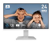 MSI Full HD Monitor 60,5 cm (23.8 Zoll) 16:9 300 cd/m²  Pro MP2412WDE (Weiß) f&uuml;r 99,00 Euro