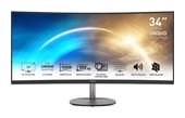 MSI Quad HD Monitor 86,4 cm (34 Zoll) 21:9 4 ms 300 cd/m²  Pro MP341CQDE (Schwarz) f&uuml;r 349,00 Euro