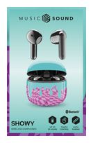 Music Sound In-Ear Bluetooth Kopfhörer Kabellos TWS 5 h Laufzeit  Showy (Mehrfarbig) f&uuml;r 23,46 Euro