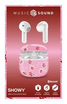 Music Sound In-Ear Bluetooth Kopfhörer Kabellos TWS 5 h Laufzeit  Showy (Pink) f&uuml;r 23,46 Euro
