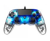 NACON Analog / Digital Gamepad für PC, PlayStation 4  Wired Illuminated Compact Controller (Blau, Transparent) f&uuml;r 42,99 Euro