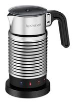 Nespresso Milchaufschäumer Automatischer Milchaufschäumer/-wärmer ca. 120 ml  Aeroccino4 (Schwarz, Metallisch) f&uuml;r 88,96 Euro