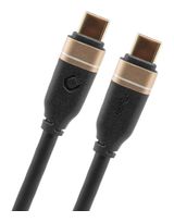 OEHLBACH 20 Gbit/s Stecker Rundkabel USB C auf USB C bis 60 W 2 m  D1C33201 (Schwarz) f&uuml;r 28,96 Euro