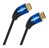 OEHLBACH 48 Gbit/s Stecker Abgewinkelt HDMI auf HDMI Typ A (Standard) 3 m  Shape Magic (Schwarz, Blau) f&uuml;r 37,46 Euro