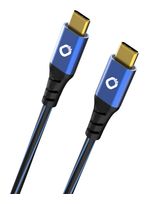 OEHLBACH 20 Gbit/s Stecker Rundkabel USB C auf USB C 1 m  USB Plus CC (Blau) f&uuml;r 47,46 Euro