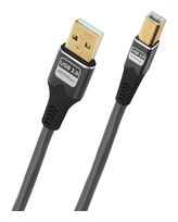 OEHLBACH 0,48 Gbit/s Stecker Rundkabel USB A auf USB B 5 m  USB Pulse AB (Anthrazit) f&uuml;r 24,96 Euro