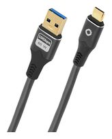 OEHLBACH 10 Gbit/s Stecker Rundkabel USB A auf USB C bis 60 W 3 m  USB Pulse AC (Anthrazit) f&uuml;r 26,46 Euro
