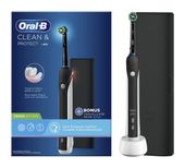Oral-B Rotierende Zahnbürste für Erwachsene  Clean & Protect CrossAction Set (Schwarz) f&uuml;r 43,96 Euro