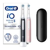 Oral-B Vibrierende Zahnbürste für Erwachsene (Schwarz, Rose, Weiß) iO Series 3 Duo f&uuml;r 143,96 Euro
