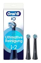 Oral-B iO Ultimative Reinigung, Original Aufsteckbürsten, Schwarz, 2 Stück f&uuml;r 16,99 Euro