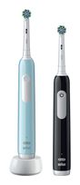 Oral-B Rotierende-vibrierende Zahnbürste für Erwachsene 240 h 8800 Bewegungen pro Minute (Schwarz, Türkis, Weiß) Pro Series 1 Duo f&uuml;r 55,96 Euro