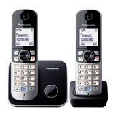 Panasonic DECT-Telefon  KX-TG6812GB (Schwarz) f&uuml;r 59,46 Euro