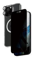 PanzerGlass Klare Bildschirmschutzfolie Thermoplastische Polyurethane (TPU), Gehärtetes Glas, Polyethylenterephthalat, Silikon für  Apple Apple - iPhone 16 Pro Max Kratzresistent, Schockresistent 3-in-1 Privacy Schutz Set f&uuml;r 45,46 Euro