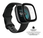 PanzerGlass Klare Bildschirmschutzfolie Gehärtetes Glas, Polyethylenterephthalat, Silikon für  Fitbit Fitbit - Versa 3, Fitbit - Versa 4, Fitbit - Sense Kratzresistent, Schockresistent, Antibakteriell 3668 f&uuml;r 16,96 Euro