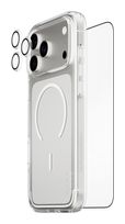 PanzerGlass Klare Bildschirmschutzfolie Gehärtetes Glas, Polyethylenterephthalat, Silikon für  Apple Apple - iPhone 17 Pro Max Kratzresistent, Schockresistent 94434 3-in-1 Explorer Set Cover f&uuml;r 40,46 Euro