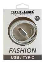 Peter Jäckel Stecker USB A auf USB C 1,5 m  16351 (Weiß) f&uuml;r 16,96 Euro