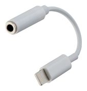 Peter Jäckel Buchse 3.5mm auf Lightning Stecker  17926 (Weiß) f&uuml;r 9,99 Euro