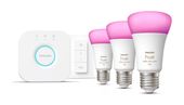 Philips LED Set für intelligente Beleuchtung Hue White and Color Ambiance Starterset 3xE27 + Bridge + 1 Dimmschalter f&uuml;r 126,96 Euro