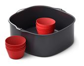 Philips Gusseiserne Pfanne für HD9285, HD963X, HD965X, HD975X, HD976X, HD986X, HD987X HD9957/00 Set zum Backen XXL f&uuml;r 39,99 Euro
