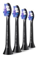 Philips 4 Stück  HX6054/88 Sensitive Aufsteckbürsten (Schwarz) f&uuml;r 30,96 Euro