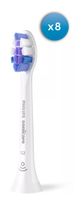 Philips 8 Stück  HX6058/87 Sensitive Aufsteckbürsten (Weiß) f&uuml;r 44,46 Euro