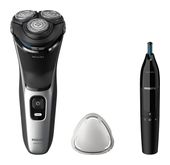 Philips Nass&Trocken Rasierer Lithium-Ion (Li-Ion) 60 min S3143/02	Series 3000 f&uuml;r 62,46 Euro
