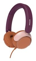 Philips Ohraufliegender Kopfhörer Kabelgebunden USB Typ-C (Orange, Violett, Rose) TAK2000MP/00 f&uuml;r 19,99 Euro