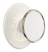 PopSockets Fingerring für Apple iPhone 12+  PopGrip MagSafe Luxe Coconut Creme Enamel (Cremefarben, Gold) f&uuml;r 34,96 Euro