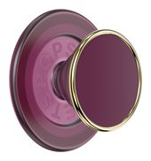 PopSockets Fingerring für Apple iPhone 12+  PopGrip MagSafe Luxe Red Wine Ename (Gold, Violett) f&uuml;r 27,96 Euro