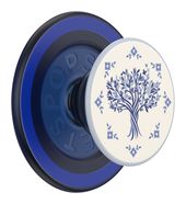 PopSockets Fingerring für Apple iPhone 12+  PopGrip MagSafe Olive Tree Tile (Blau, Weiß) f&uuml;r 29,96 Euro