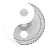 PopSockets Fingerring für Jede Marke  PopGrip PlantCore Yin and Yang (Grau, Weiß) f&uuml;r 14,99 Euro