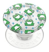 PopSockets Fingerring für Jede Marke (Grün, Durchscheinend, Weiß) PopGrip Premium Plant 8 Bit Frogs f&uuml;r 14,99 Euro