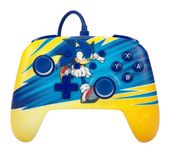 PowerA Gamepad für Nintendo Switch, Nintendo Switch OLED  Enhanced Wired Controller Sonic Boost (Mehrfarbig) f&uuml;r 34,99 Euro