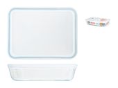 Pyrex Container Rechteckig 0,8 l Glas  Mehrzweckform mit Deckel (Transparent) f&uuml;r 12,99 Euro