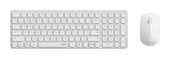 Rapoo Büro Tastatur RF Wireless + Bluetooth 2.4 GHz  9310M (Weiß) f&uuml;r 29,46 Euro